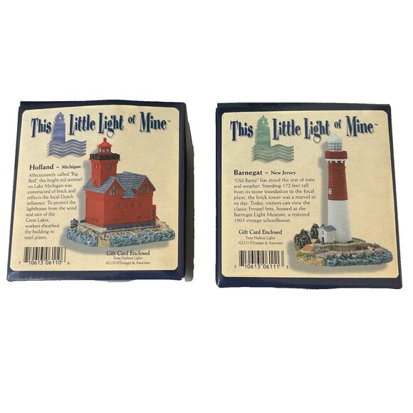 Harbour Lights This Little Light Of Mine HOLLAND MICHIGAN & BARNEGAT NEW JERSEY - Picture 6 of 7